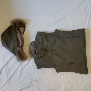 Hooded Vest - like new